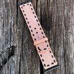 Load image into Gallery viewer, Custom Roughout Buckstitch Watch Band
